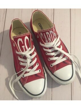 Converse | Shoes | Embroidered All Star Sneaker | Red